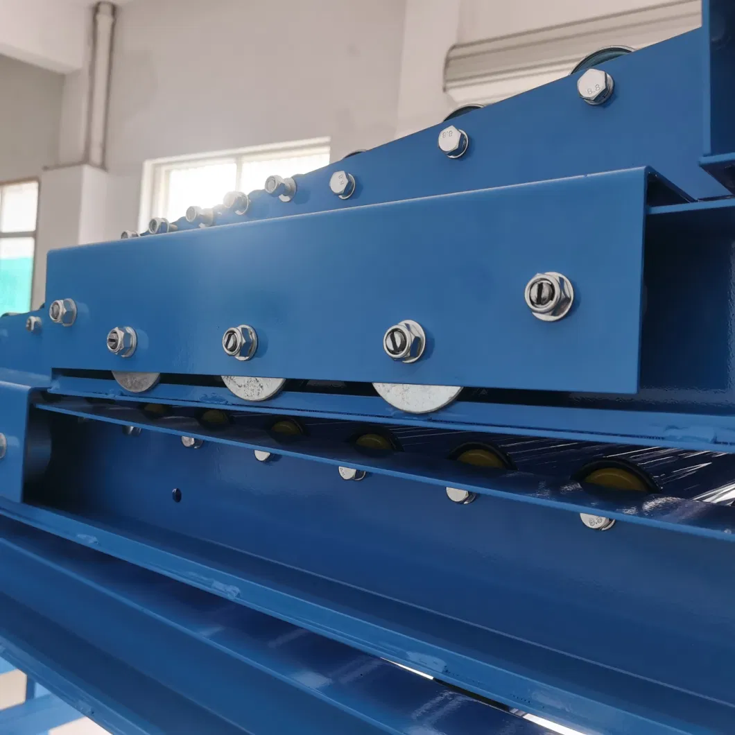 Telescopic Gravity Unloading Roller Conveyor System