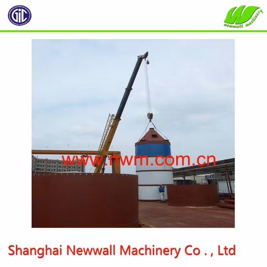 乾式モルタルプラント用 200t ボルト固定石灰サイロ